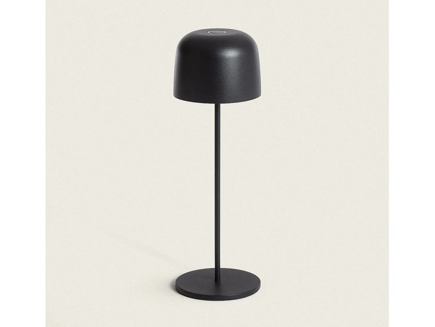 Lámpara de Mesa LED Portátil para Exterior Aluminio con Batería Recargable Wink Negro