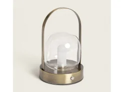 Lámpara de Mesa LED Portátil con Batería USB Recargable Olena Dorado