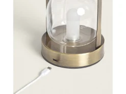 Lámpara de Mesa LED Portátil con Batería USB Recargable Olena Dorado