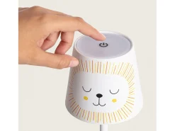 Lámpara de Mesa LED Portátil de Metal con Batería USB Recargable Anisa Kids Amarillo