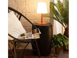 Lámpara de Mesa LED Portátil para Exterior Aluminio con Batería Recargable Epinay Terracota