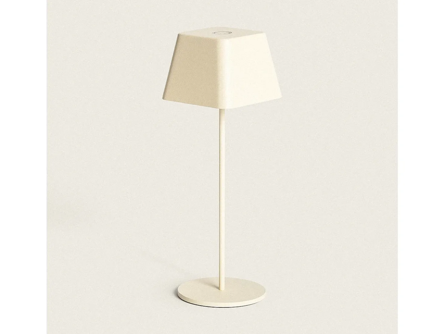 Lámpara de Mesa LED Portátil para Exterior Aluminio con Batería Recargable Willy Óxido