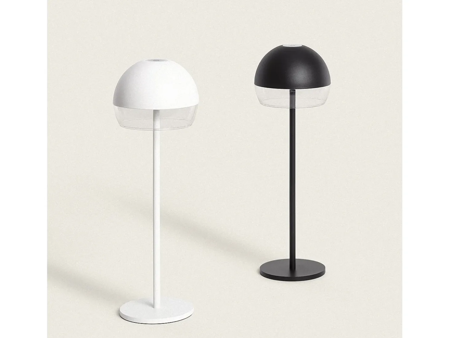 Lámpara de Mesa LED Portátil para Exterior con Batería USB Recargable Adair Negro
