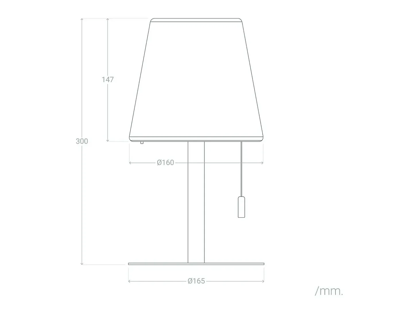 Lámpara de Mesa LED Portátil para Exterior Aluminio con Batería Recargable Epinay Verde Caqui