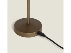 Lámpara de Mesa LED Portátil para Exterior Metal con Batería Recargable Pirinoa Latón