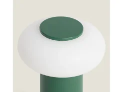 Lámpara de Mesa LED Portátil para Exterior Metal con Batería Recargable Katse Verde