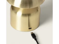 Lámpara de Mesa LED Portátil con Batería USB Recargable Ibbie Dorado