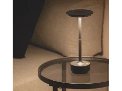 Lámpara de Mesa LED Portátil con Batería USB Recargable Astrid Negro
