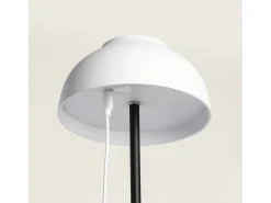 Lámpara de Mesa LED Portátil para Exterior con Batería USB Recargable Carlo Blanco / Negro