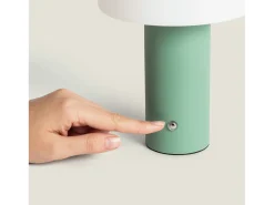 Lámpara de Mesa LED Portátil con Batería USB Recargable Leta Burdeos