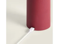 Lámpara de Mesa LED Portátil con Batería USB Recargable Leta Burdeos
