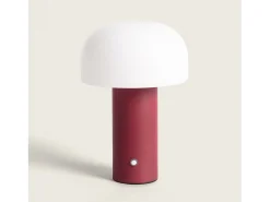 Lámpara de Mesa LED Portátil con Batería USB Recargable Leta Burdeos