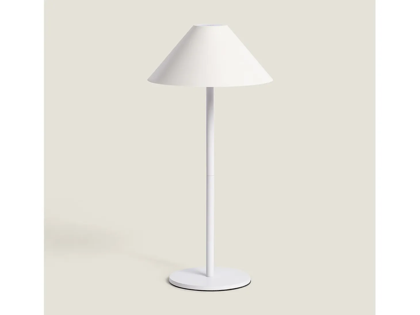 Lámpara de Mesa LED Portátil para Exterior con Batería USB Recargable Kivuli Blanco