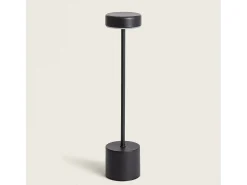 Lámpara de Mesa LED Portátil con Batería USB Recargable Zimba Negro