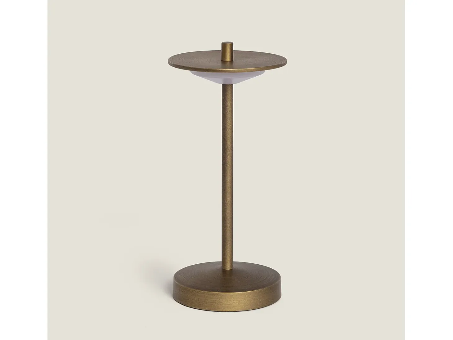 Lámpara de Mesa LED Portátil para Exterior Metal con Batería Recargable Estepona Latón