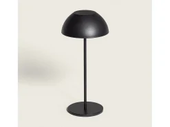 Lámpara de Mesa LED Portátil Exterior con Batería USB Recargable Mugla Negro