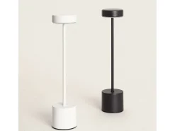 Lámpara de Mesa LED Portátil con Batería USB Recargable Zimba Blanco