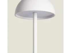 Lámpara de Mesa LED Portátil para Exterior Metal con Batería Recargable Pirinoa Blanco