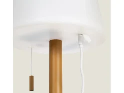 Lámpara de Mesa LED Portátil para Exterior Aluminio con Batería Recargable Epinay Camel