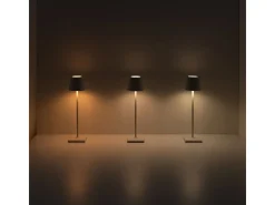 Lámpara de mesa LED recargable y regulable Zafferano - Poldina Pro Micro Ocre - 1,8 W 2200-2700-3000 K