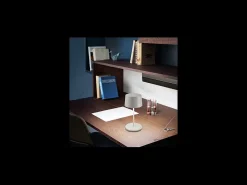 Lámpara de mesa LED recargable y regulable Olivia pro mini color lila