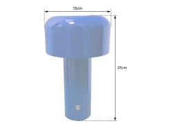 Lámpara de mesa LED verde MIRA