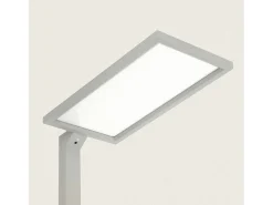 Lámpara de Mesa LED 70W con Abrazadera Aluminio Regulable Dos Caras con Detector de Movimiento SupremLight 3 Gris