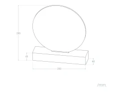 Lámpara de Mesa LED 5W Infantil Melunis 4000K Blanco Neutro