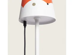 Lámpara de Mesa LED 3W Portátil de Metal con Batería USB Recargable Anisa Naranja