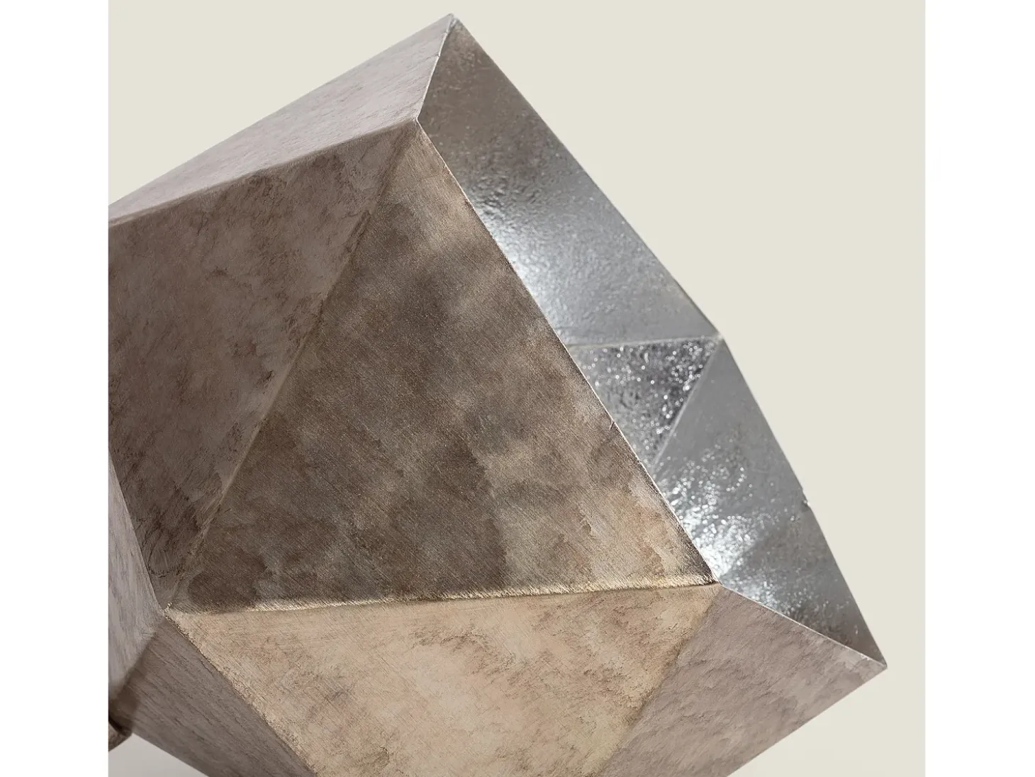 Lámpara de Mesa Metal Elia Plateado