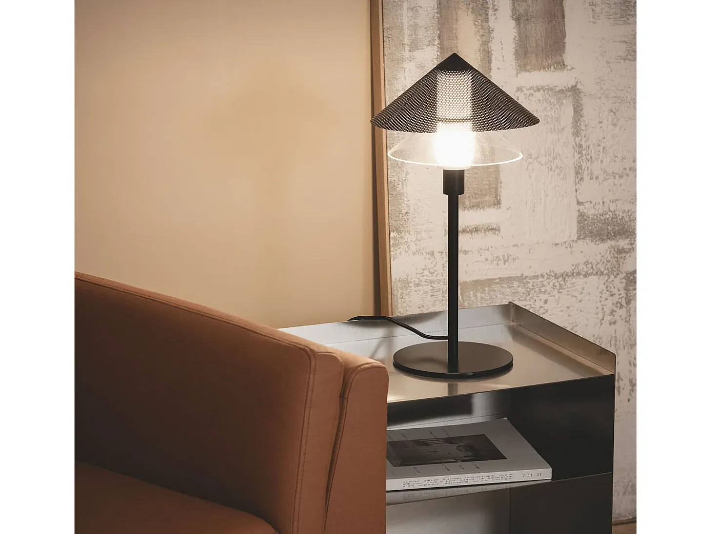Lámpara de Mesa Metal Hesper Negro