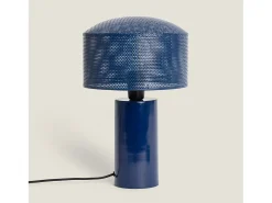 Lámpara de Mesa Metal Kondavil Azul