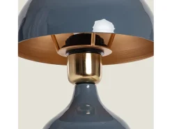 Lámpara de Mesa Metal Krish Azul
