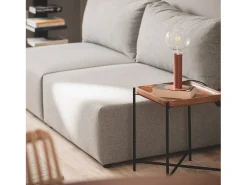 Lámpara de Mesa Metal Rovia Marrón