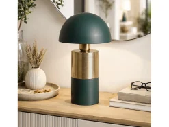 Lámpara de Mesa Metal Tanev Lis Beige