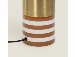 Lámpara de Mesa Metal Tanev Darpan Naranja