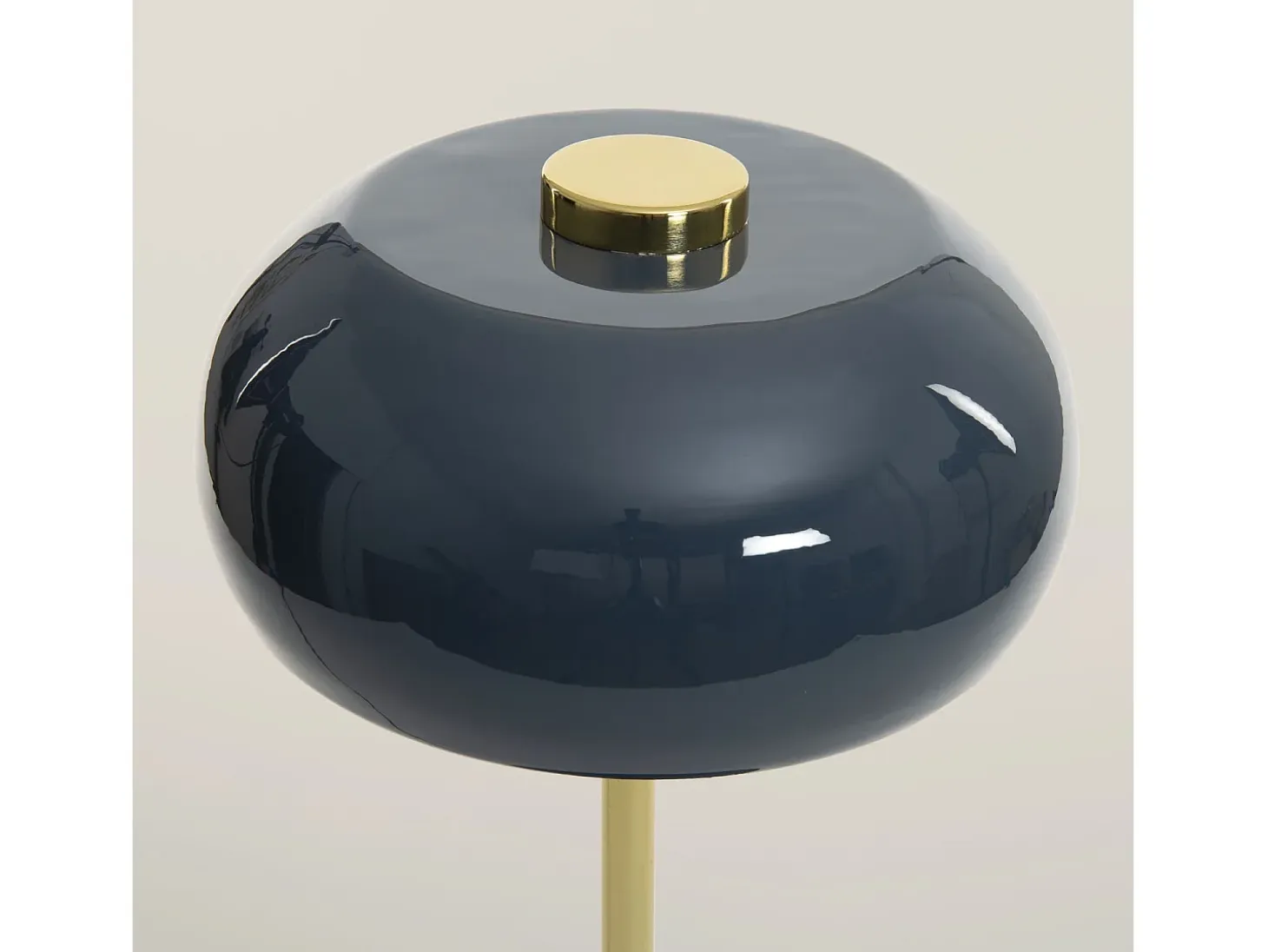 Lámpara de Mesa Metal Tulim Bhavin Azul