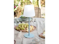 Lámpara de mesa para exterior - Azul suave