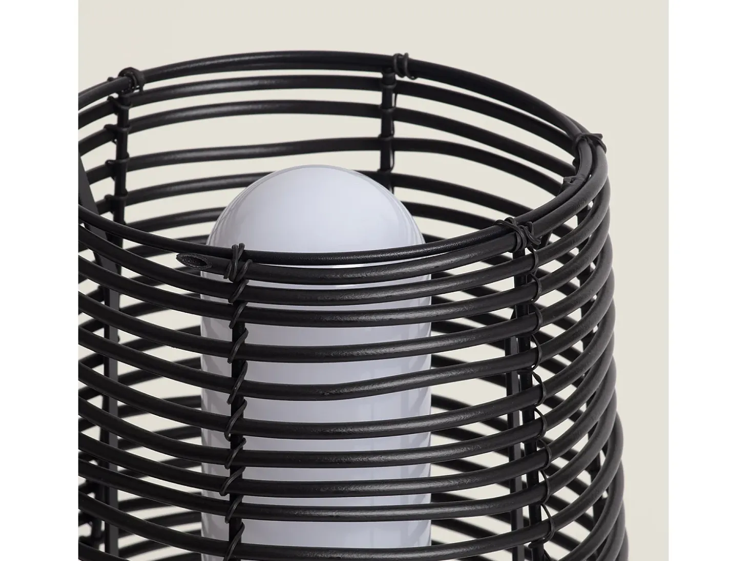 Lámpara de Mesa para Exterior Asha Negro