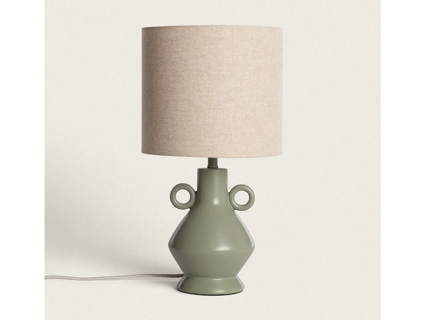Lámpara de Mesa Resina Moudrost Verde Celadón