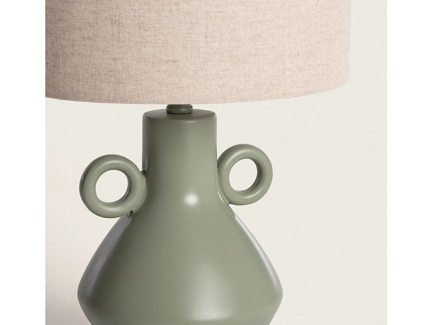 Lámpara de Mesa Resina Moudrost Verde Celadón