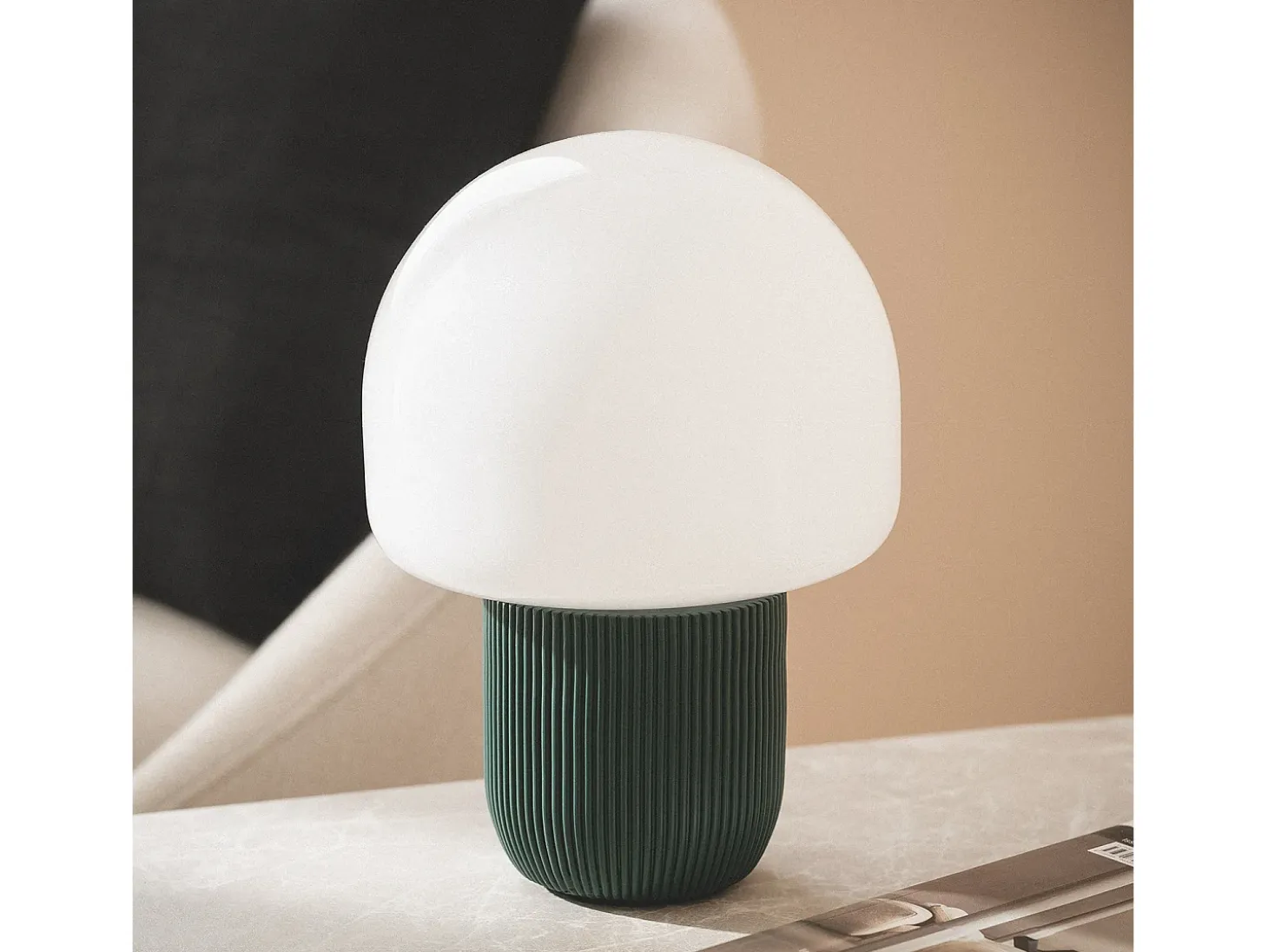 Lámpara de Mesa Resina Nacune Marrón