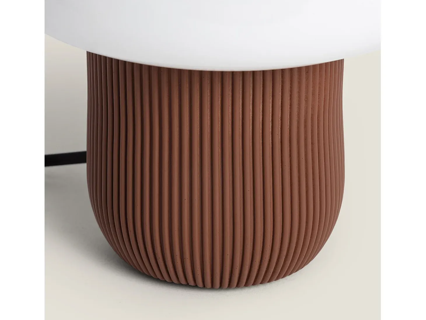 Lámpara de Mesa Resina Nacune Marrón