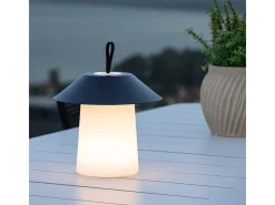 Lámpara de mesa Rubu LED para exterior color negro.