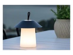 Lámpara de mesa Rubu LED para exterior color negro.