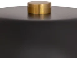 Lámpara de mesa seta de metal, D. 26 x A. 39 cm, negro, WINDY