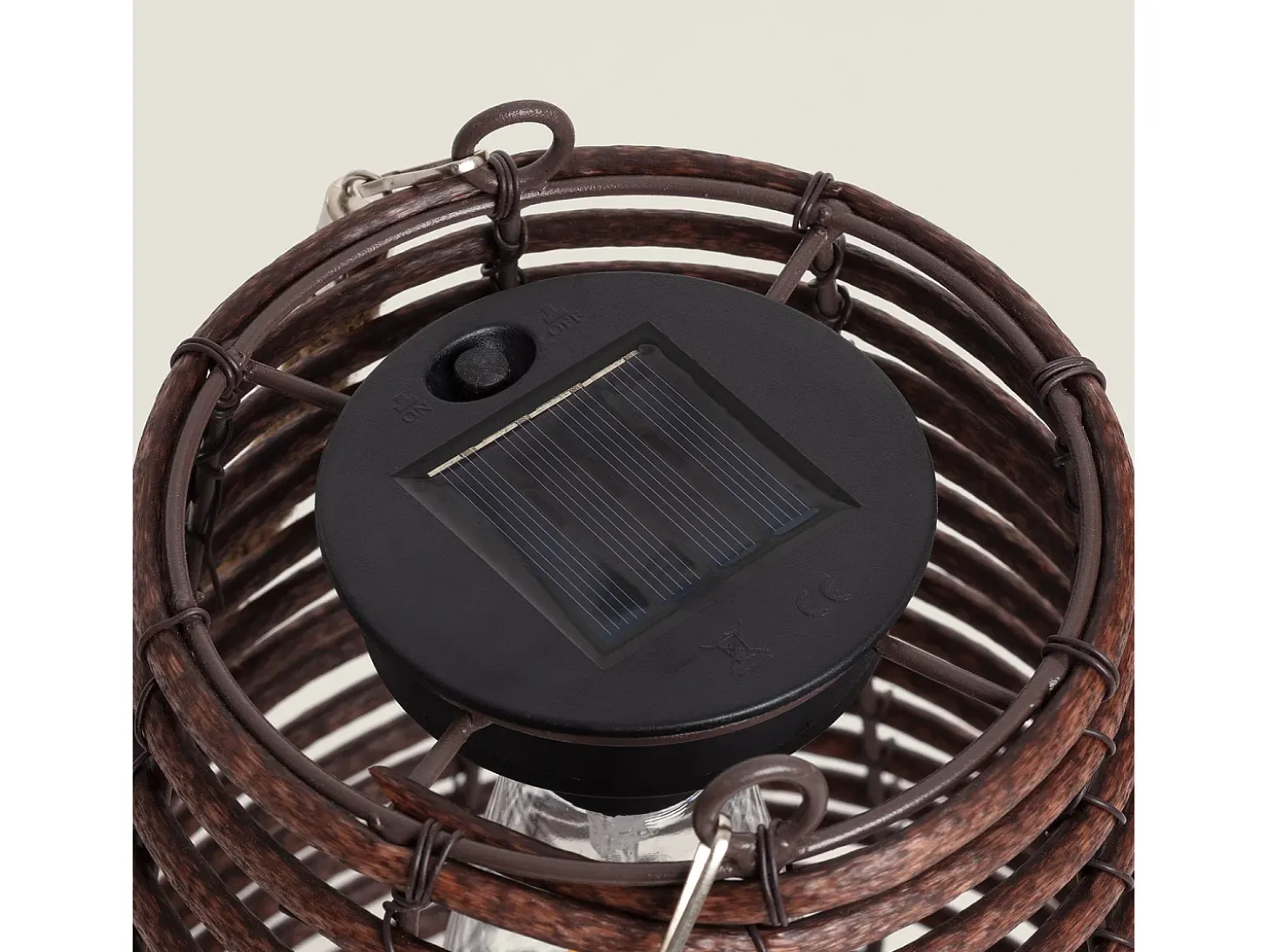 Lámpara de Mesa Solar Exterior LED Raikot Natural