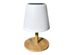 Lámpara de mesa solar H25CM WOOD