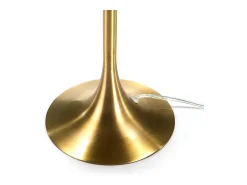 Lámpara de mesa Volumen de metal dorado