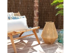 Lámpara de Mesa Yute Tuareg Sin Vela